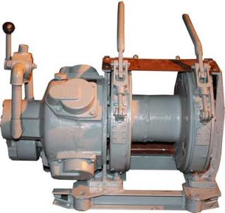 Лебедка пневматическая ЛП (ШВ-710х0.35П)